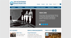 Desktop Screenshot of holocaustcentre.com